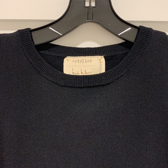 Ladies Nicole Miller black top - Picture 3 of 9